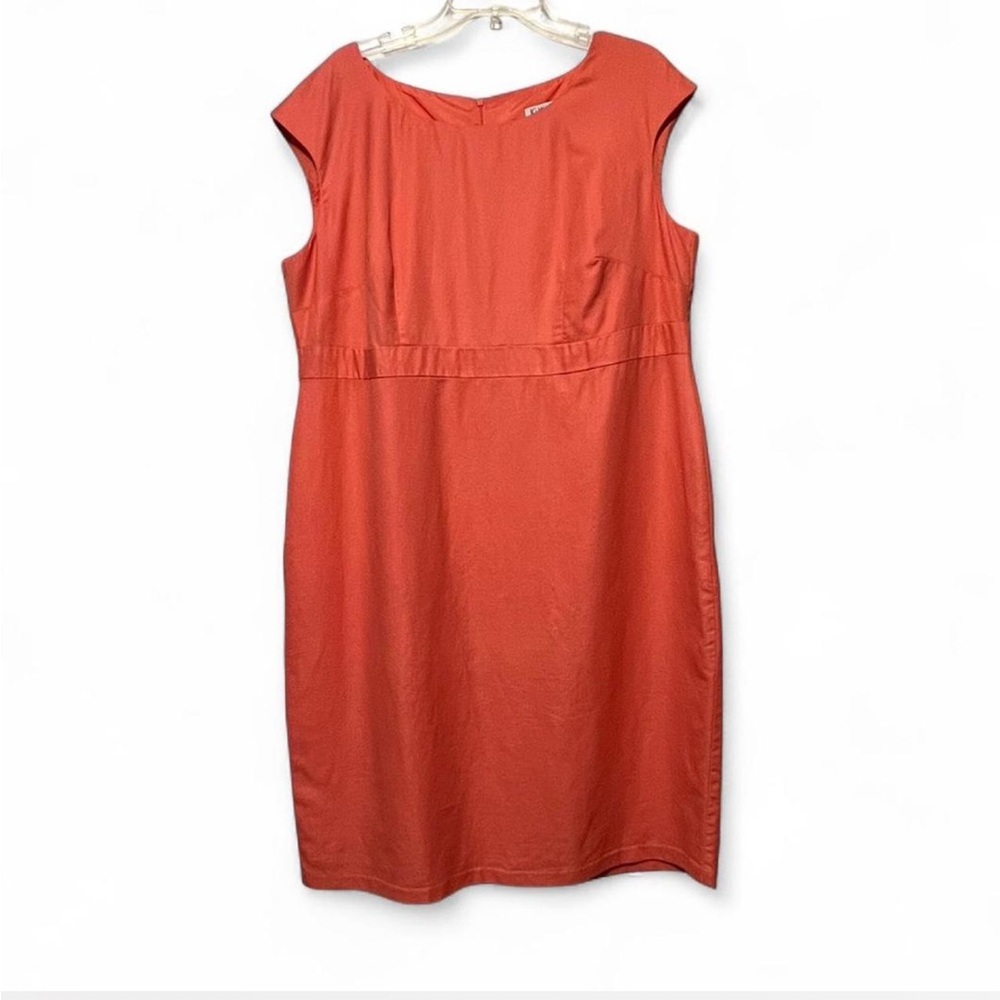 Very Comfortable JG Hook Midi Dress Linen/Cotton Blend Excellent‎ Condition 18W